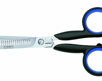 Kretzer Hair Finny 777417z30 (77417z30) (77417) 6.5"/ 17cm - Texturizers / Thinning Scissors with Finger-rest, 30 Teeth Both Blades