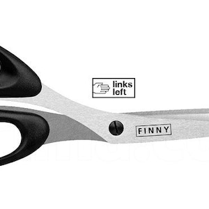 Kretzer Finny Classic 762020-l 8.0&quot;/ 20cm - Sewing / Universal Scissors, Left-handed