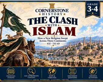 Homeschool History Unit Study: The Clash with Islam | Western Civilization (Grades 3-4) (PDF).