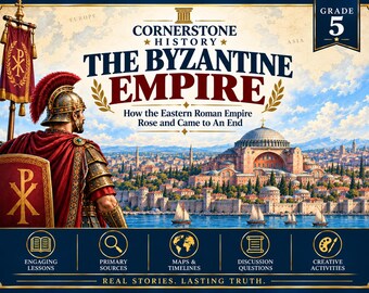 Homeschool History | The Byzantine Empire Unit Study | Western Civilization Printable PDF | Grade 5 | Detective Activity