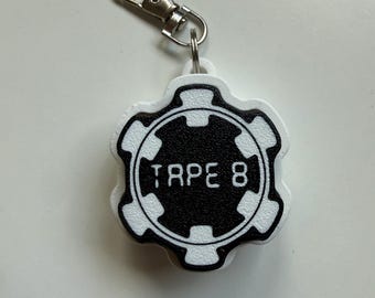 TAPE B Fidget Clicker Keychain