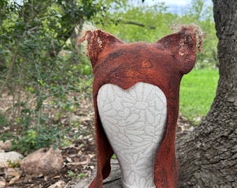 felted animal hat