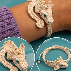 Crochet Dragon Bracelet Pattern PDF | Amigurumi Wrist Pattern Tutorial | Instant Digital Download image 5