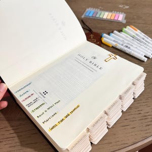 Loaded Bible for Husbands and Fathers: Tabbed Study Edition, unique Gifts for husband, Men’s Bible study tools image 6