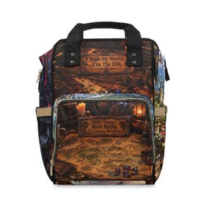 Mochila definitiva para RPG de mesa de fantasia (D&D) | Bolsa para dados de RPG, design para mestre de masmorra