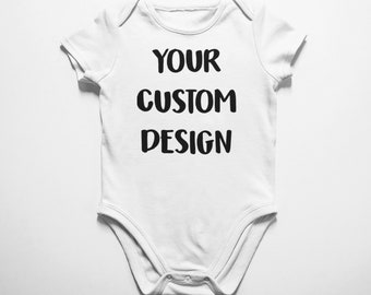 CUSTOM BABY BODYSUIT | Custom Shirt | Birthday Shirt | Baby Shower | Birthday Gift | Pregnancy Announcement | Funny Bodysuit |