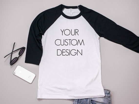 custom baseball tee