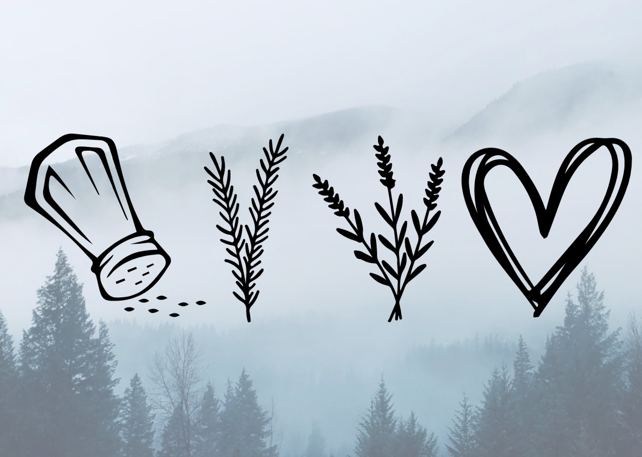 Practical Magic Decal Salt Rosemary Lavender Love Etsy