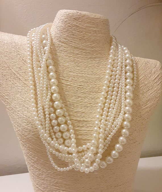 Layered Beaded Necklace - image 2