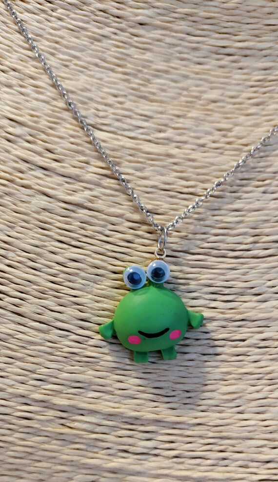 Etsy frog necklace deals