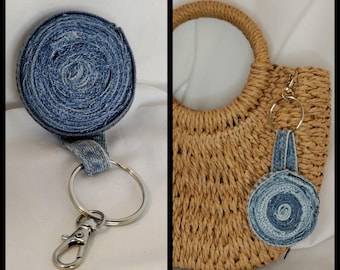 Llavero/adorno para bolso de mezclilla