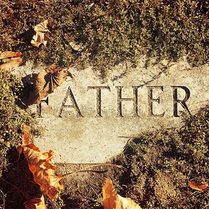 Father's Grave fine art cemetery photography image 1