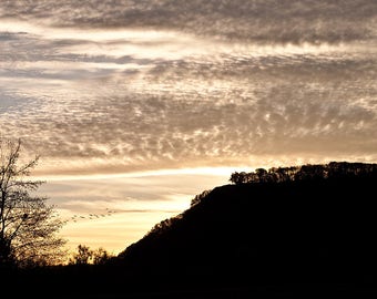 Mt Sugarloaf Photograph - Sunset Silhouette