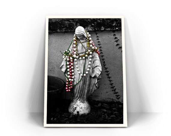 Color Splash Virgin Mary Madonna Fine Art Photography New -4786