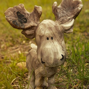 Moose Statue Photograph Fine Art Photography image 2