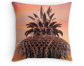 Charleston Pineapple Fountain Pillow Color