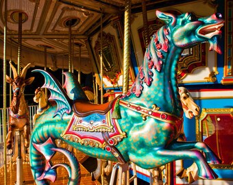 Dragon Carousel Photograph - fine art photography from Boston, MA