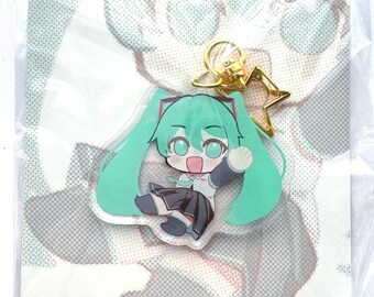 Miku Chibi Acrylic Keychains | Htsune Miku Fan Merch