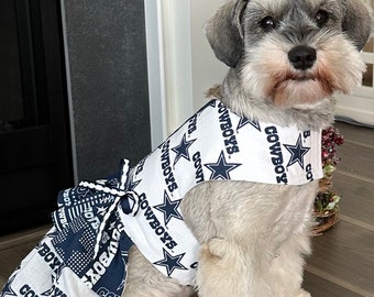 Dallas cowboy  dog dress