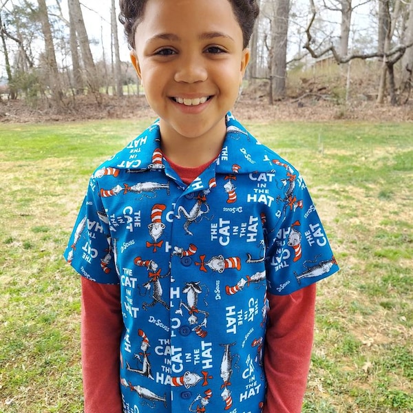 Boys Dr. Suess cat in the hat or celebrate shirt