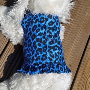Animal print harness