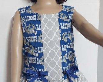 NFL Detroit Lions girls dress