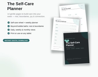 Self-Care Planner