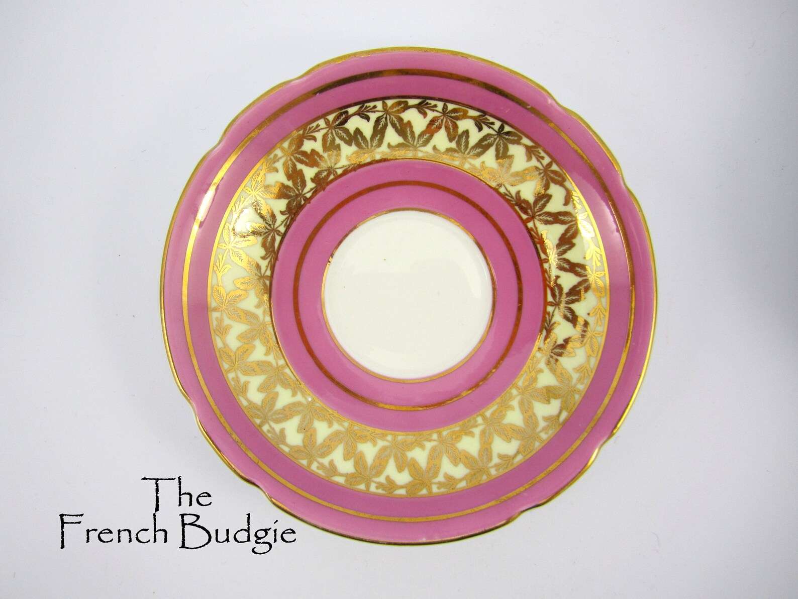 Stanley Bright Pink and Gold Tea Cup and Saucer Set Teacup Etsy