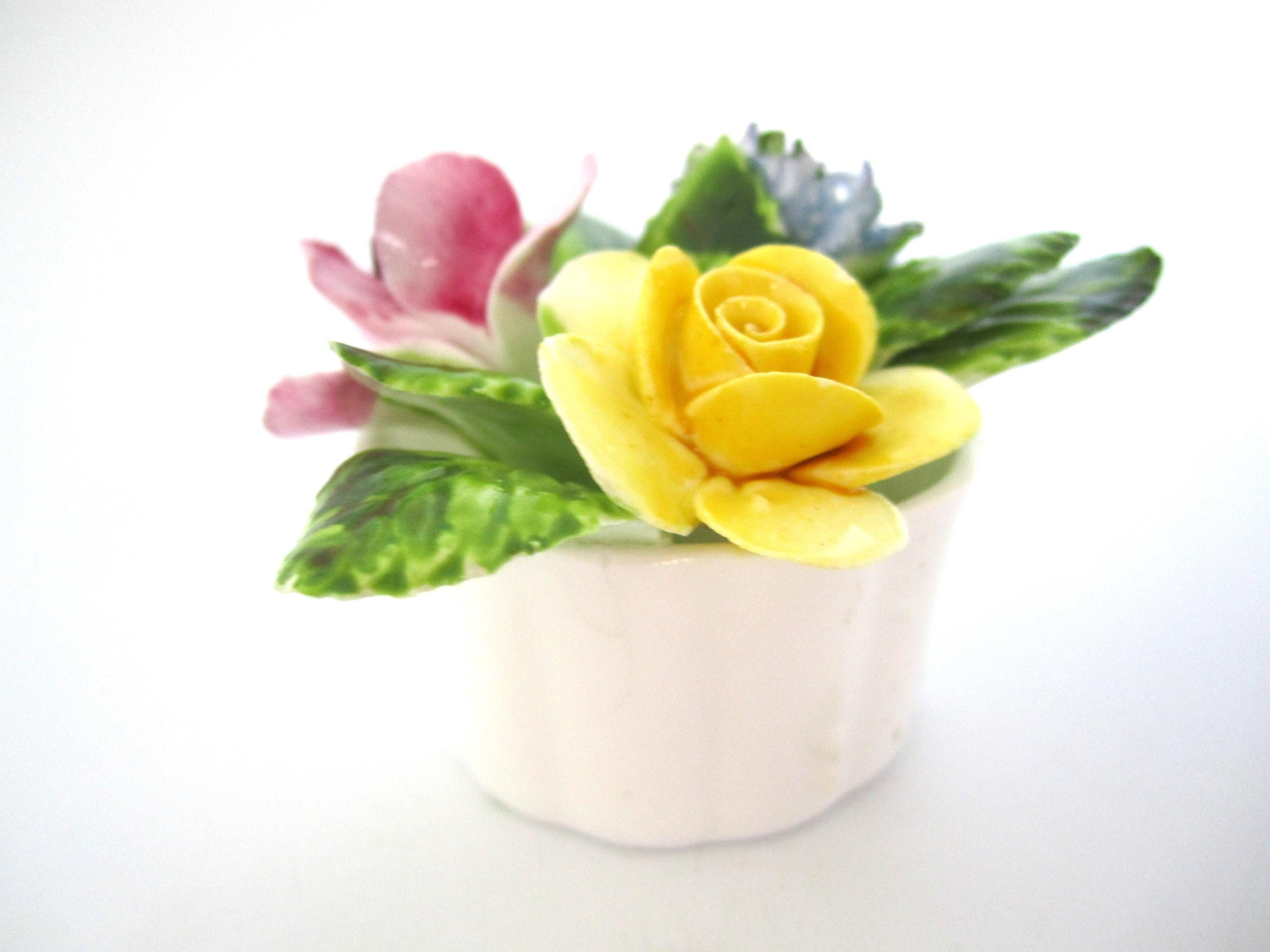 Royal Adderley Floral Bone China Ornament Made in ENGLAND - Etsy
