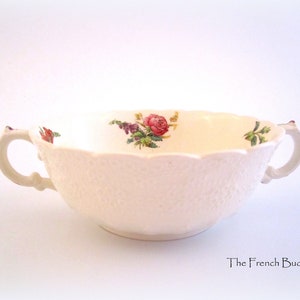 Copeland Spode Jewel   "HEATH and  ROSE"   Cream Soup Bowl Made in ENGLAND