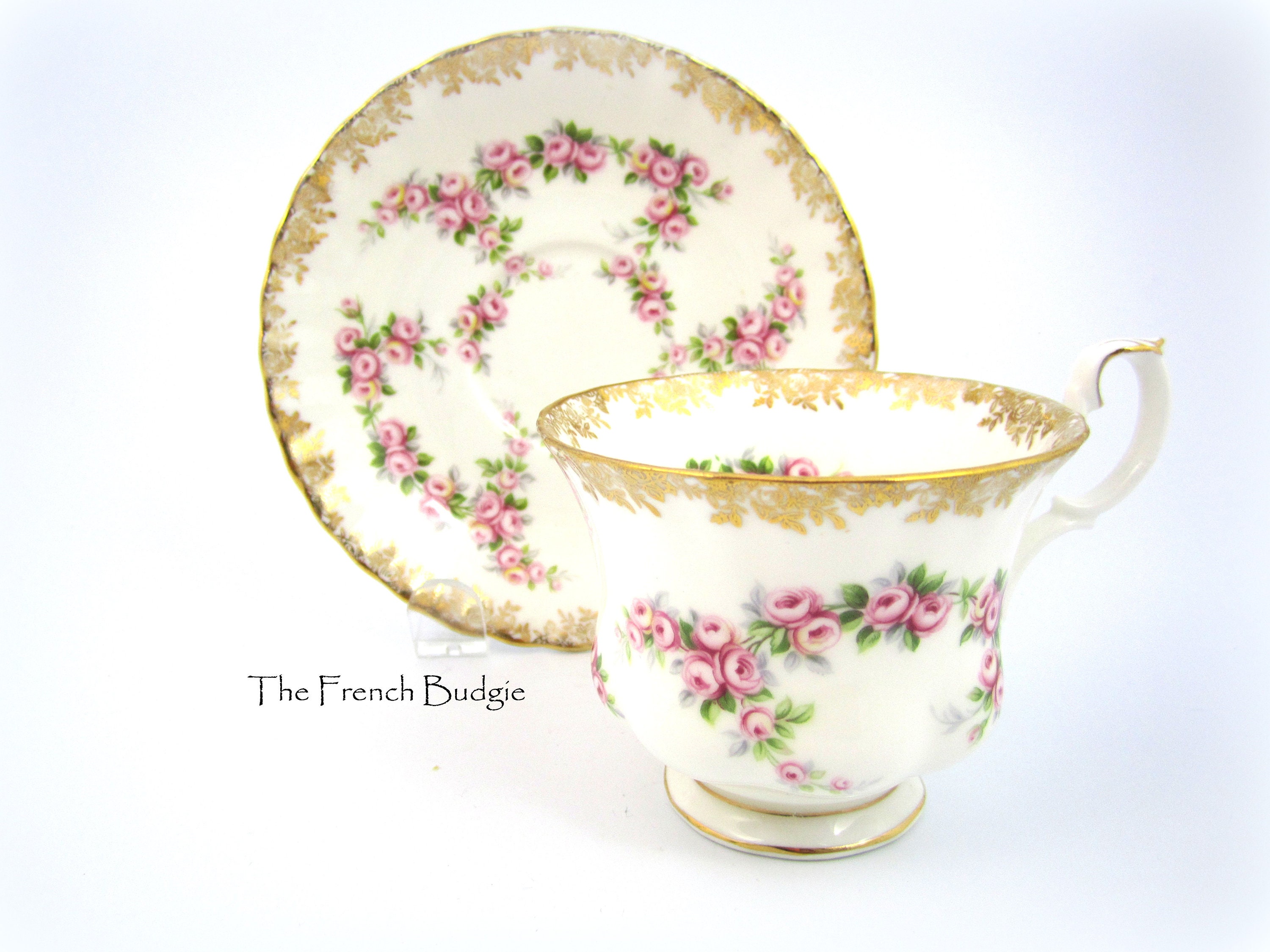 ロイヤルアルバート　  DIMITY ROSE セット Royal albert dimity rose set - Etsy 日本