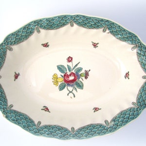 Royal Doulton &quot;LOWESTOFT BOUQUET Oval Bowl 10.25 inches