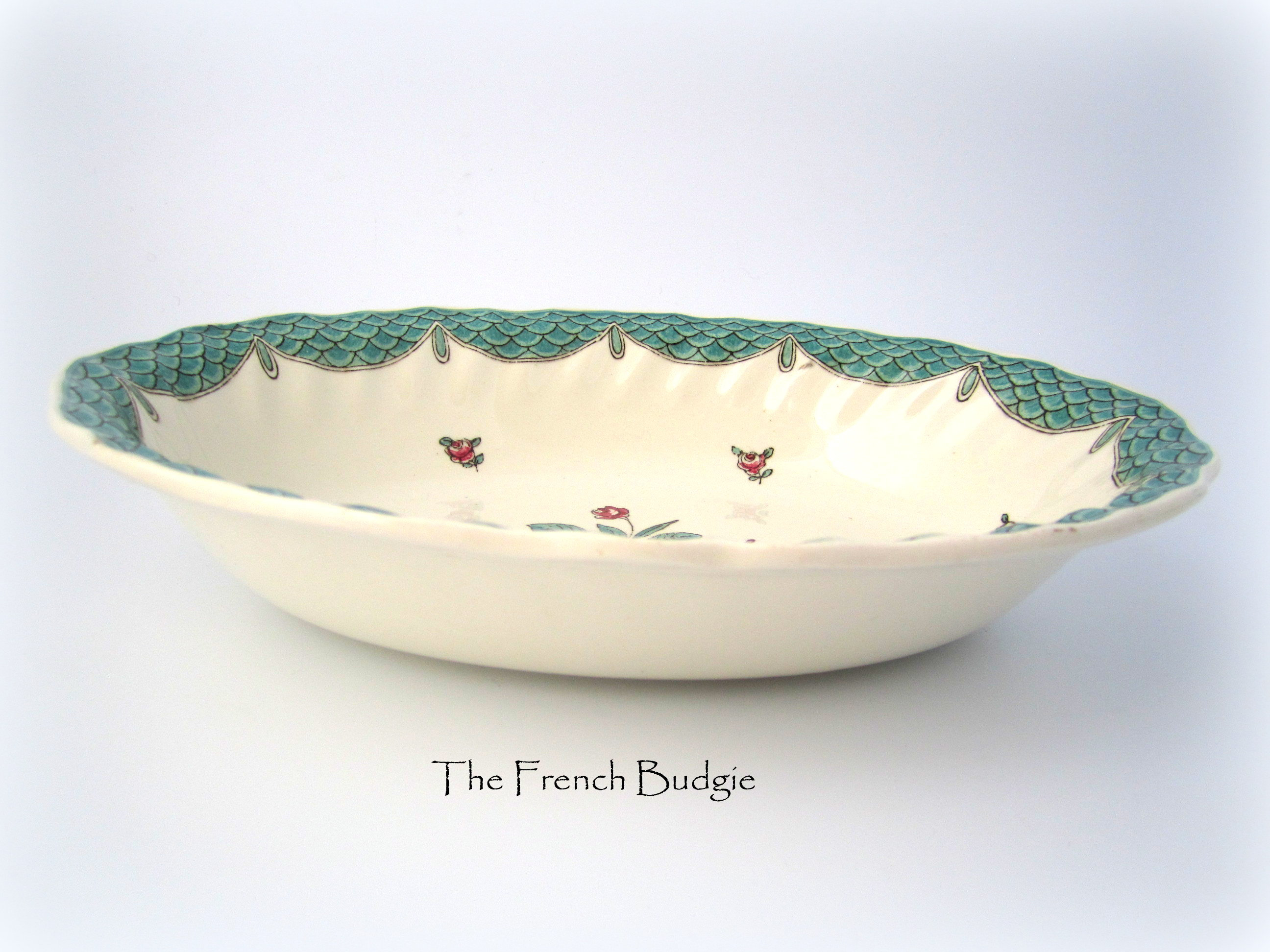 ロイヤルドルトン「ローストフト ブーケ オーバルボウル 10.25インチ