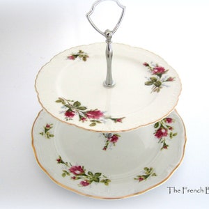 custom made Rose  2 tiered Cake Stand