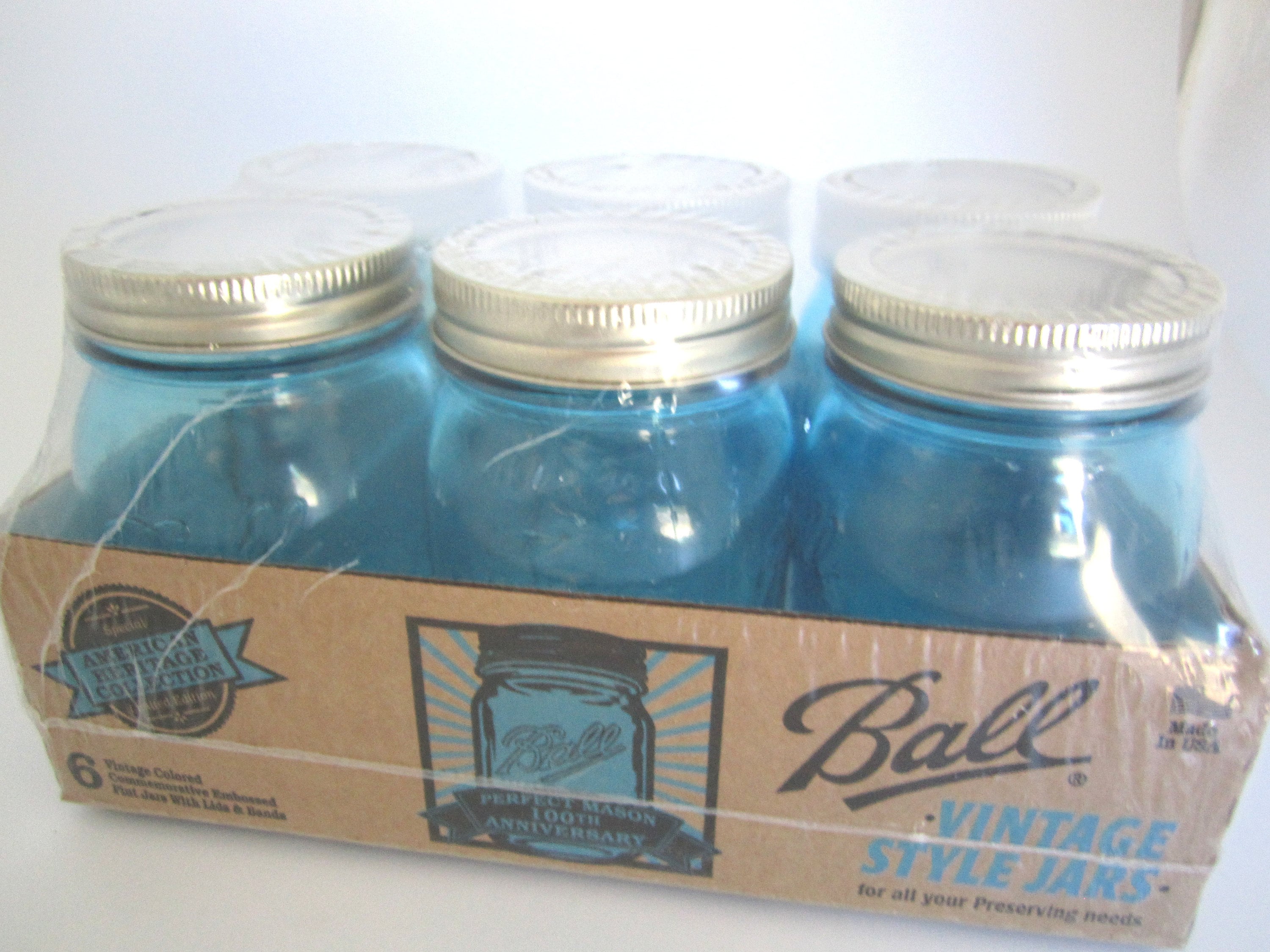 Lot of 6 Blue Vintage Style Heritage Collection Limited Edition
