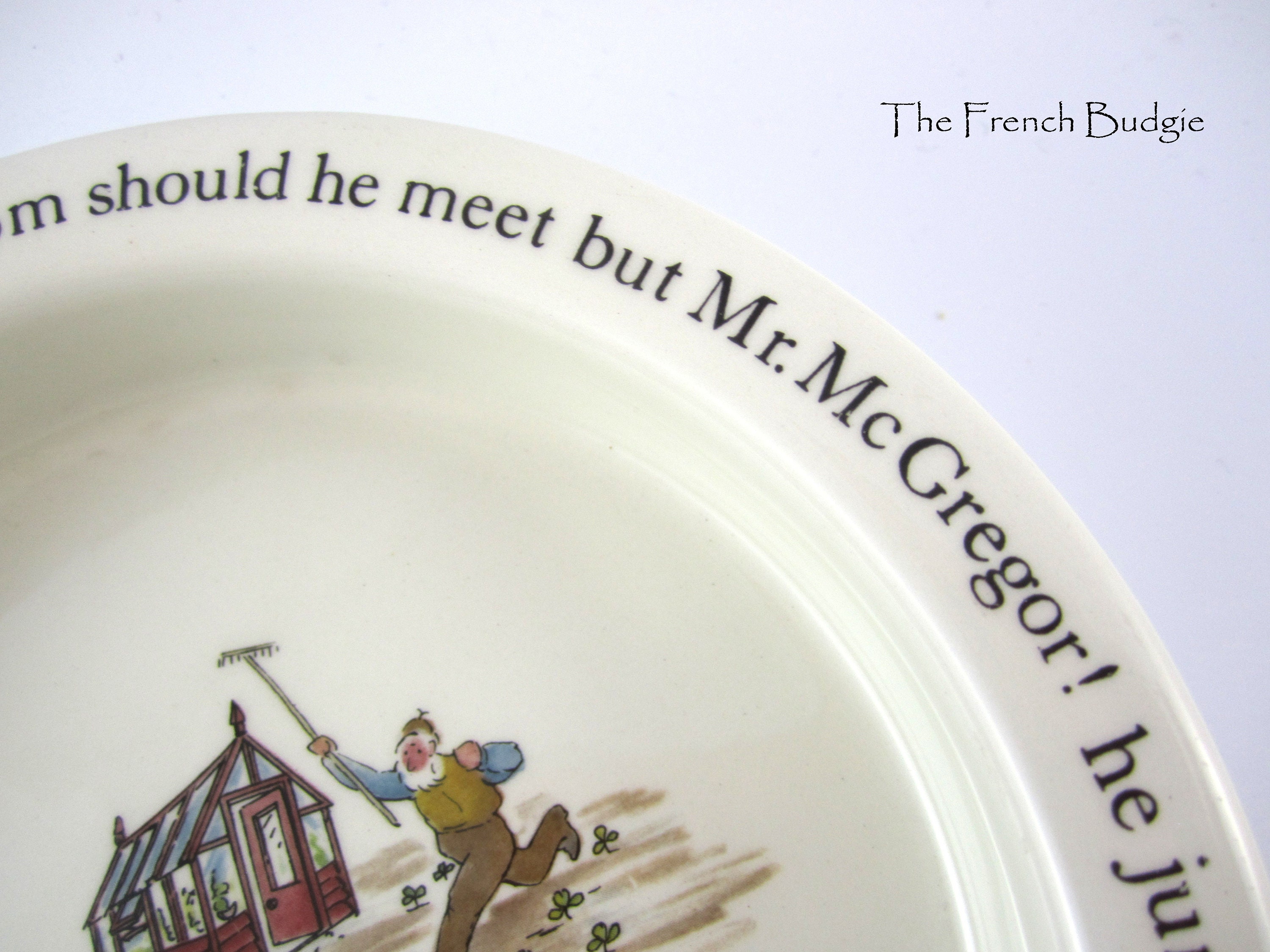 Wedgewood Beatrix Potter vintage Peter Rabbit Bowl 6,5 pouces