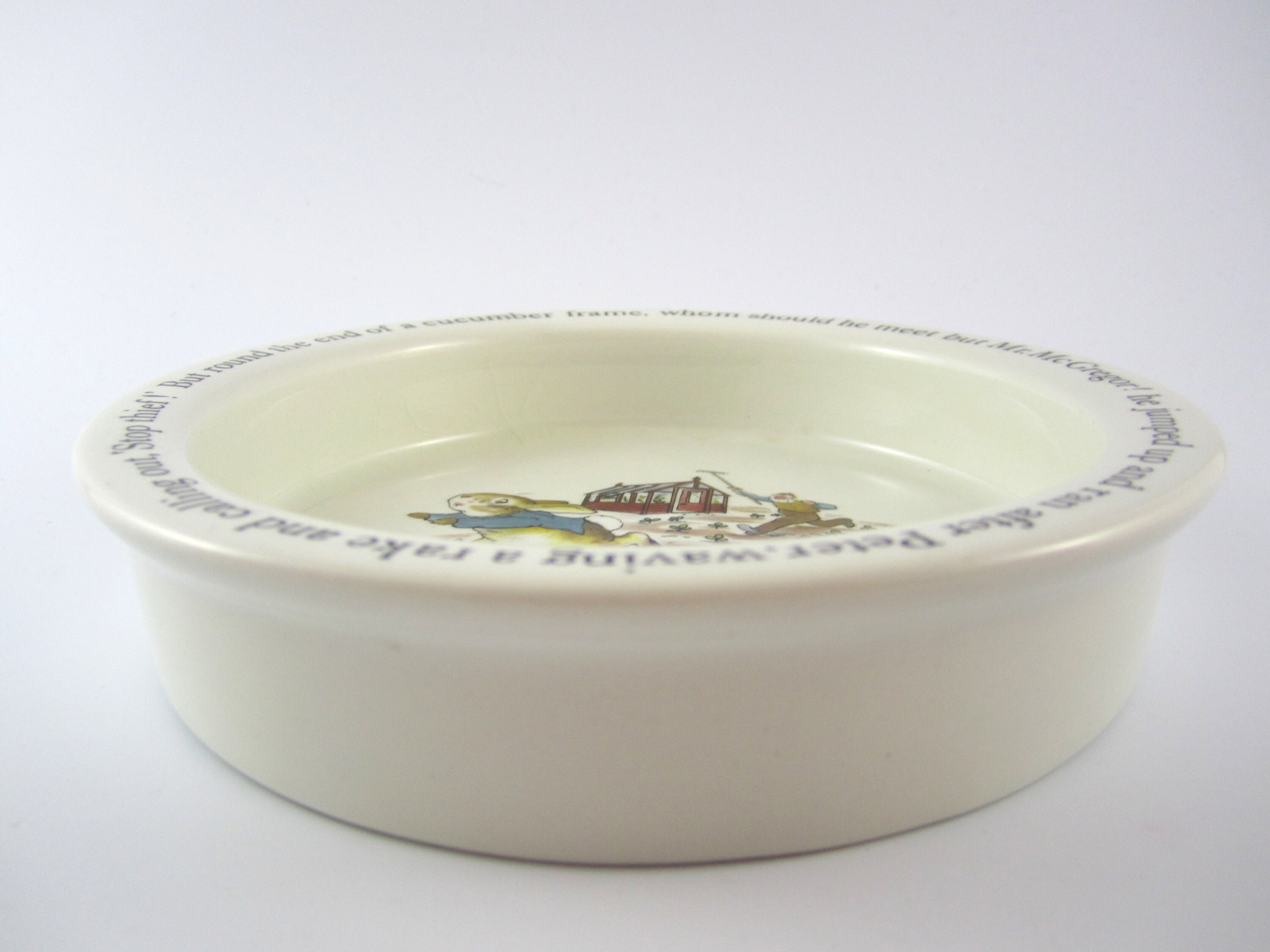 Wedgewood Beatrix Potter vintage Peter Rabbit Bowl 6,5 pouces