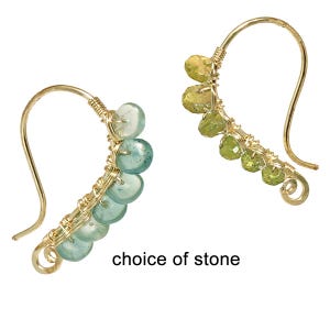 Choice of stone earrings   Luxe Bijoux 34