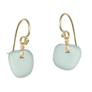 Tumbled sea glass earrings Modglam 270