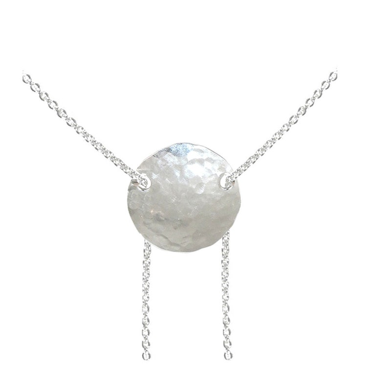 Hammered disc on chain NK 387