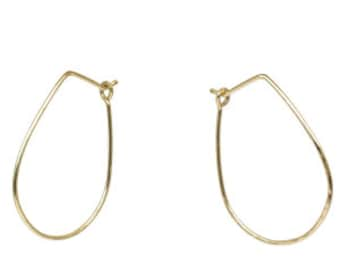 Teardrop hoops