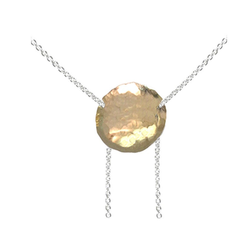 Hammered disc on chain NK 387