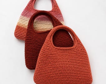 Crochet Hobo Bag Pattern PDF | Easy  Purse | Shoulder Bag | Slouchy Tote | Instant Download