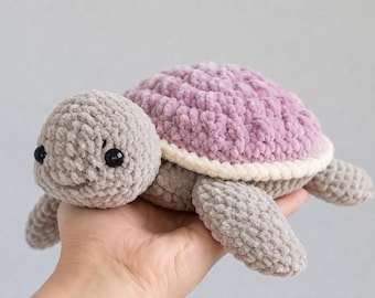 Sea Turtle Crochet Pattern PDF, Amigurumi Turtle Pattern, Plush Turtle Tutorial, Stuffed Animal Crochet, Digital Download, DIY Gift