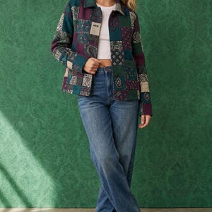 jacket sewing pattern pdf, patchwork jacket pattern, corduroy jacket pattern, digital sewing pattern, jacket pattern pdf, sewing pattern for women, outer wear pattern, vintage jacket pattern, printable pattern pdf, easy sewing pattern, women jacket pattern, instant download pattern, diy jacket sewing, boho jacket pattern, sewing patterns