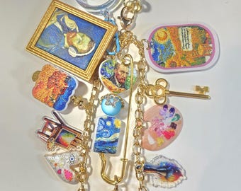 Art style Bag journal planner charm