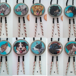 Dog Breed Classic Bolo Tie - Over 100 Breeds/Varieties