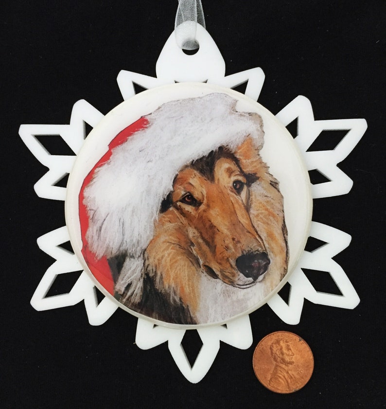 rough collie ornaments