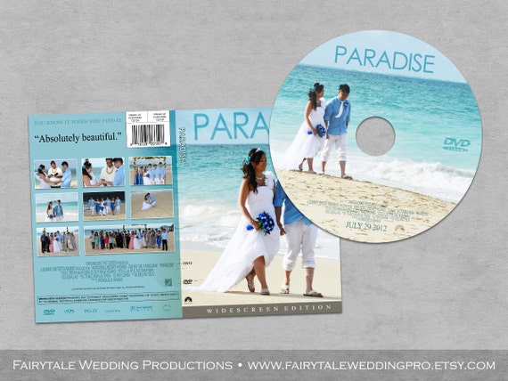 Personalized Wedding Dvd Reception Slideshow Photo Video Etsy