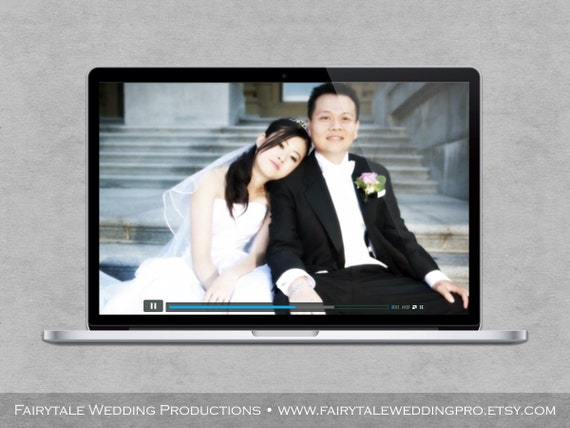 Personalized Wedding Dvd Reception Slideshow Photo Video Etsy
